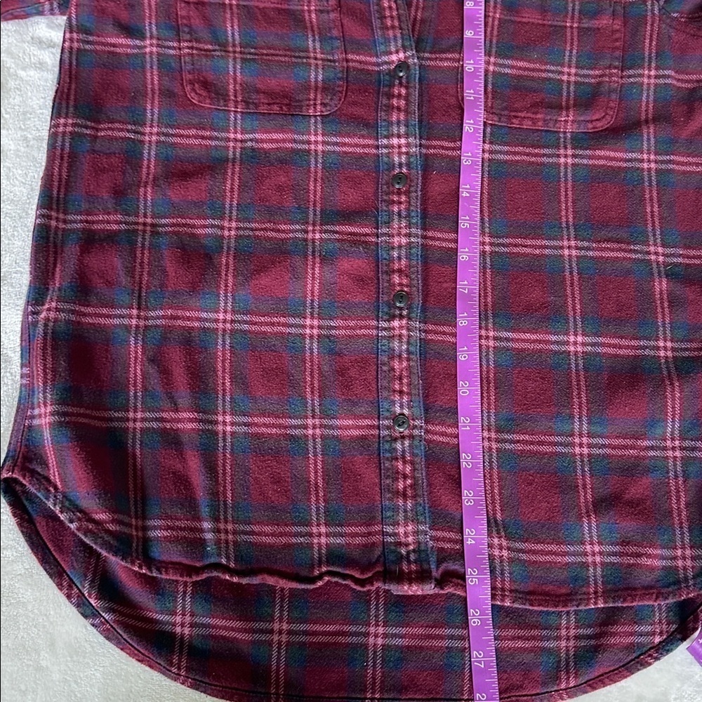 Madewell Plaid Flannel Shirt - Picture 7 of 8